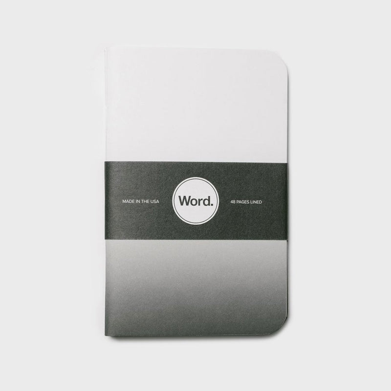 Word Notebooks - Fade - 3 Pack